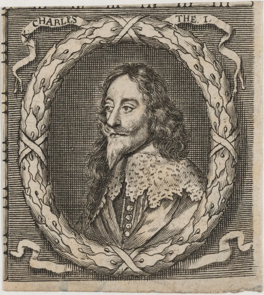 Charles I, by Unknown 19th Century, ink, 1850
