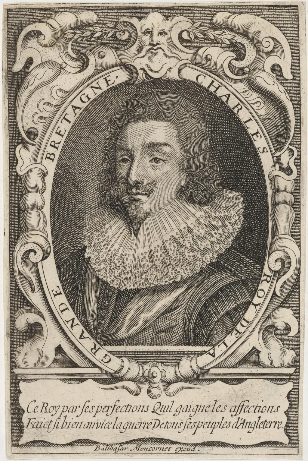 Charles I, by Unknown 19th Century, ink, 1850