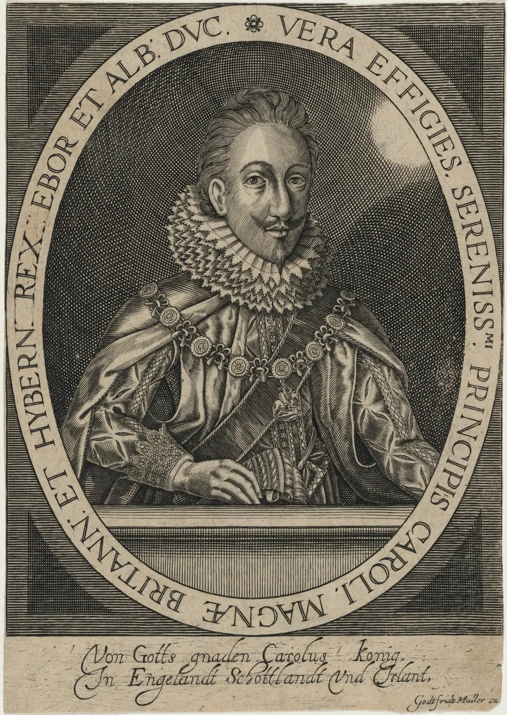 Charles I, by Unknown 19th Century, ink, 1850