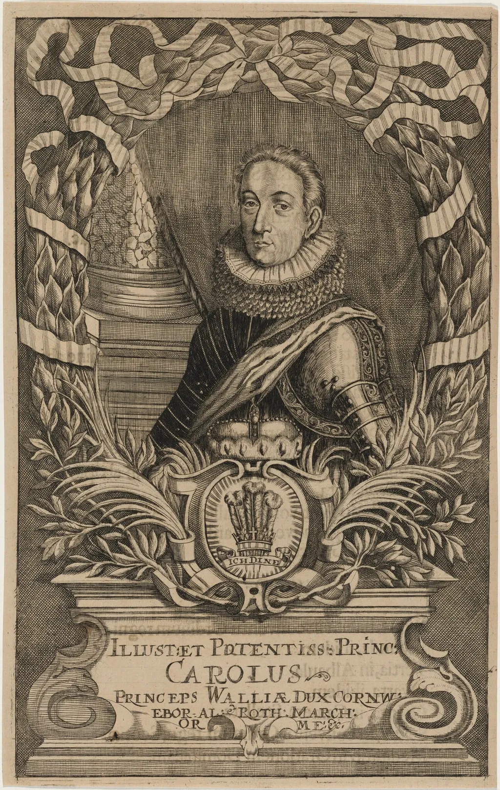 Charles I as Prince of Wales, by Unknown 19th Century, ink, 1850