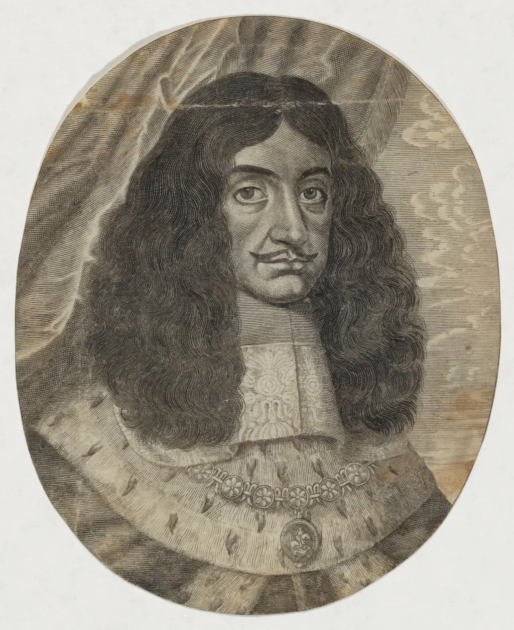 Charles II, by Unknown 19th Century, ink, 1850