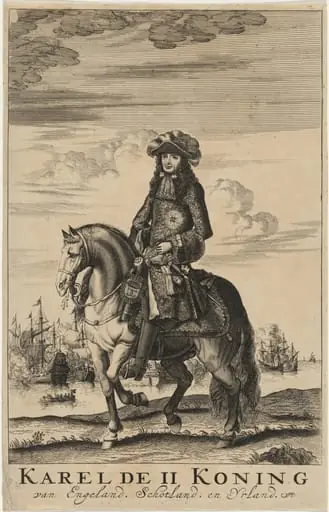 Charles II on Horseback, by Unknown 19th Century