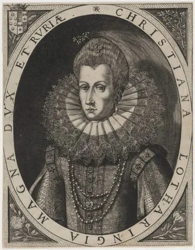 Christiana Lotharingia (Christine de Lorraine), by Unknown 19th Century