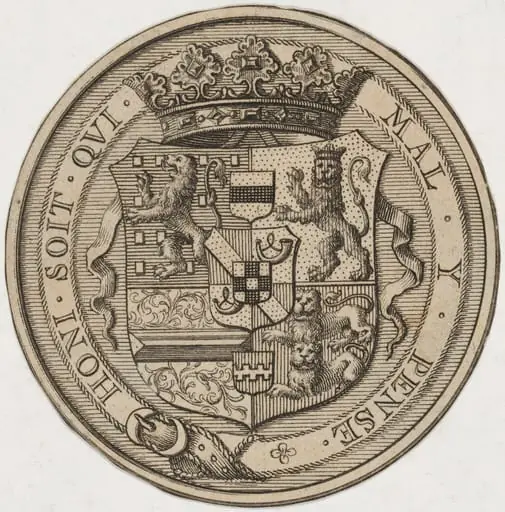 Coat of Arms in a Circle, by Unknown 19th Century