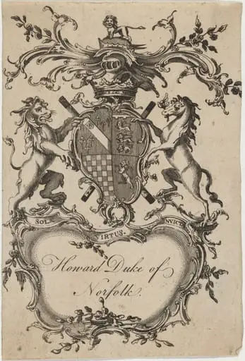 Coat of Arms of Howard, Duke of Norfolk, by Unknown 19th Century