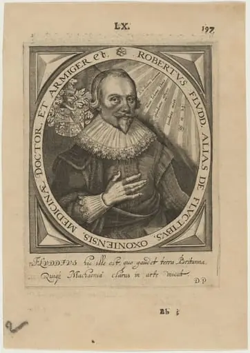Dr. Robert Fludd, Physician and Rosicrucian, by Unknown 19th Century