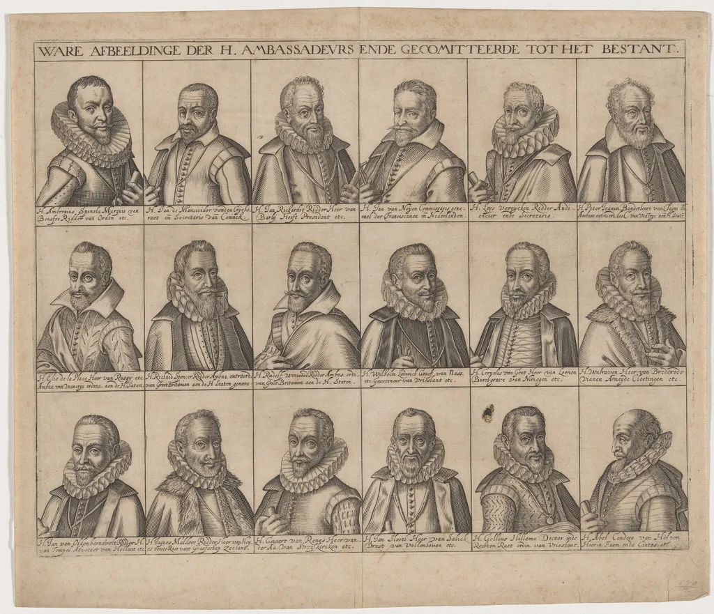 Dutch Ambassadors, by Unknown 19th Century, ink, 1850