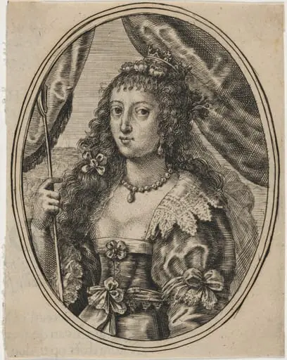 Elizabeth, Queen of Bohemia (?), by Unknown 19th Century