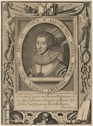 Elizabeth, Queen of Bohemia, by Unknown 19th Century