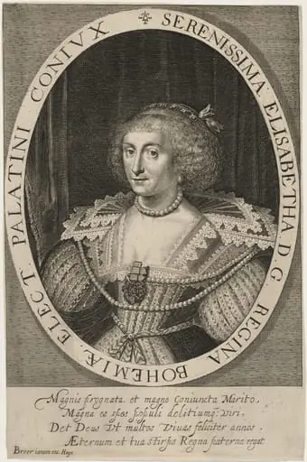 Elizabeth, Queen of Bohemia, by Unknown 19th Century