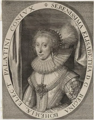 Elizabeth, Queen of Bohemia, by Unknown 19th Century