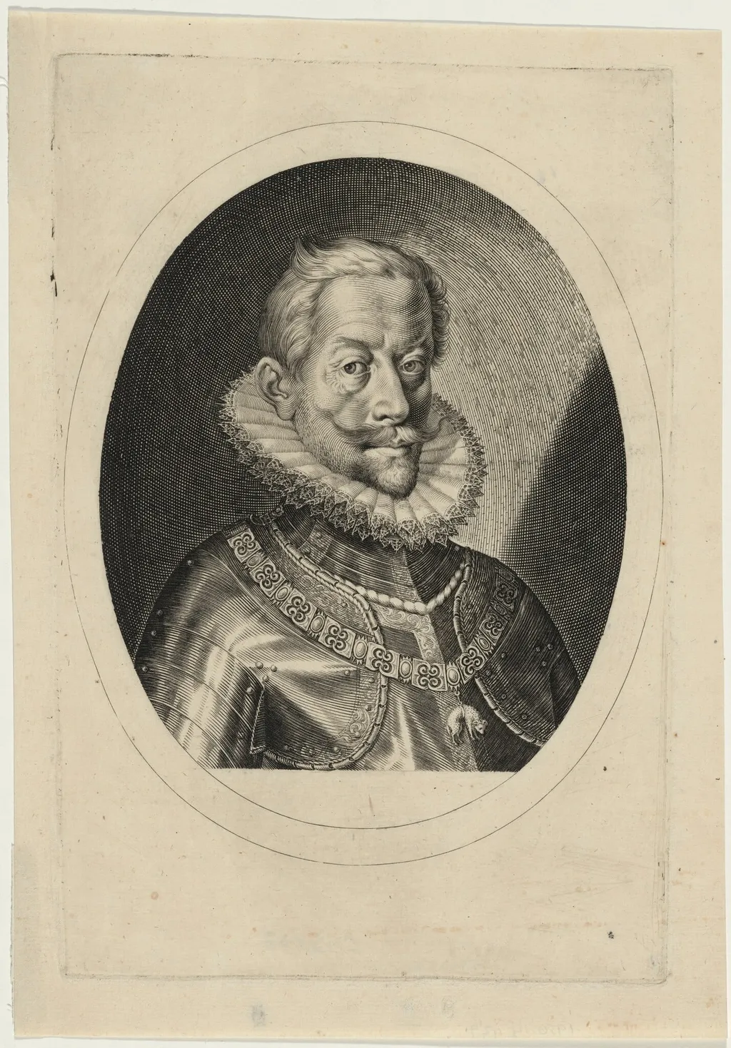 Emmanuel Philibert, Duke of Savoy, Prince of Piedmont, by Unknown 19th Century, ink, 1850
