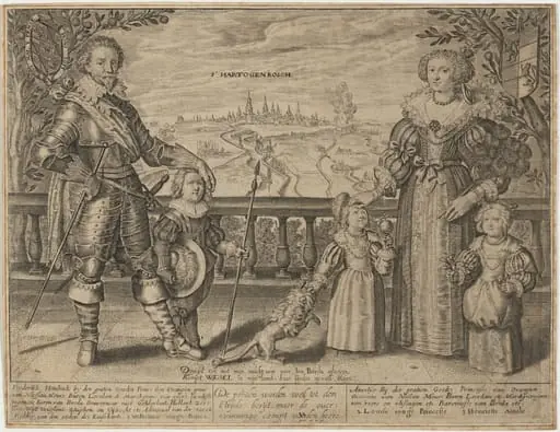 Family of Frederick Henry, Prince of Orange, by Unknown 19th Century