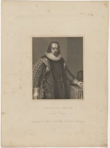 Francis Bacon, Lord Verulam, by Unknown 19th Century