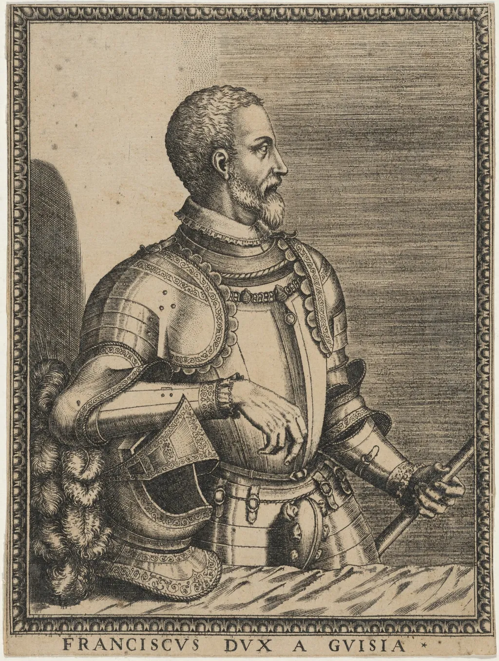 Francis de Lorraine, Second Duc de Guise, by Unknown 19th Century, ink, 1850