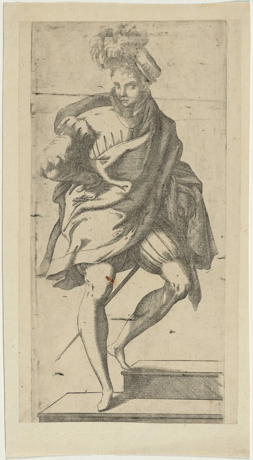 Francis II, King of France, by Unknown 19th Century, ink, 1850