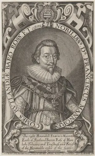 Francis Manners, First Earl of Rutland, by Unknown 19th Century