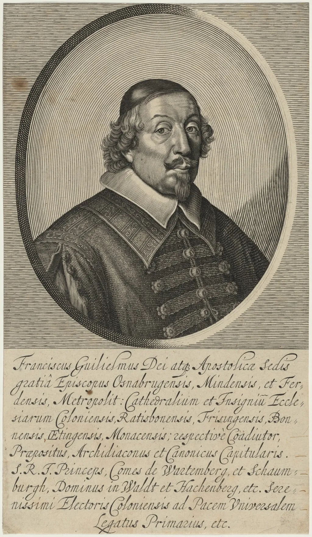 Franciscus Guilielmus, by Unknown 19th Century, ink, 1850