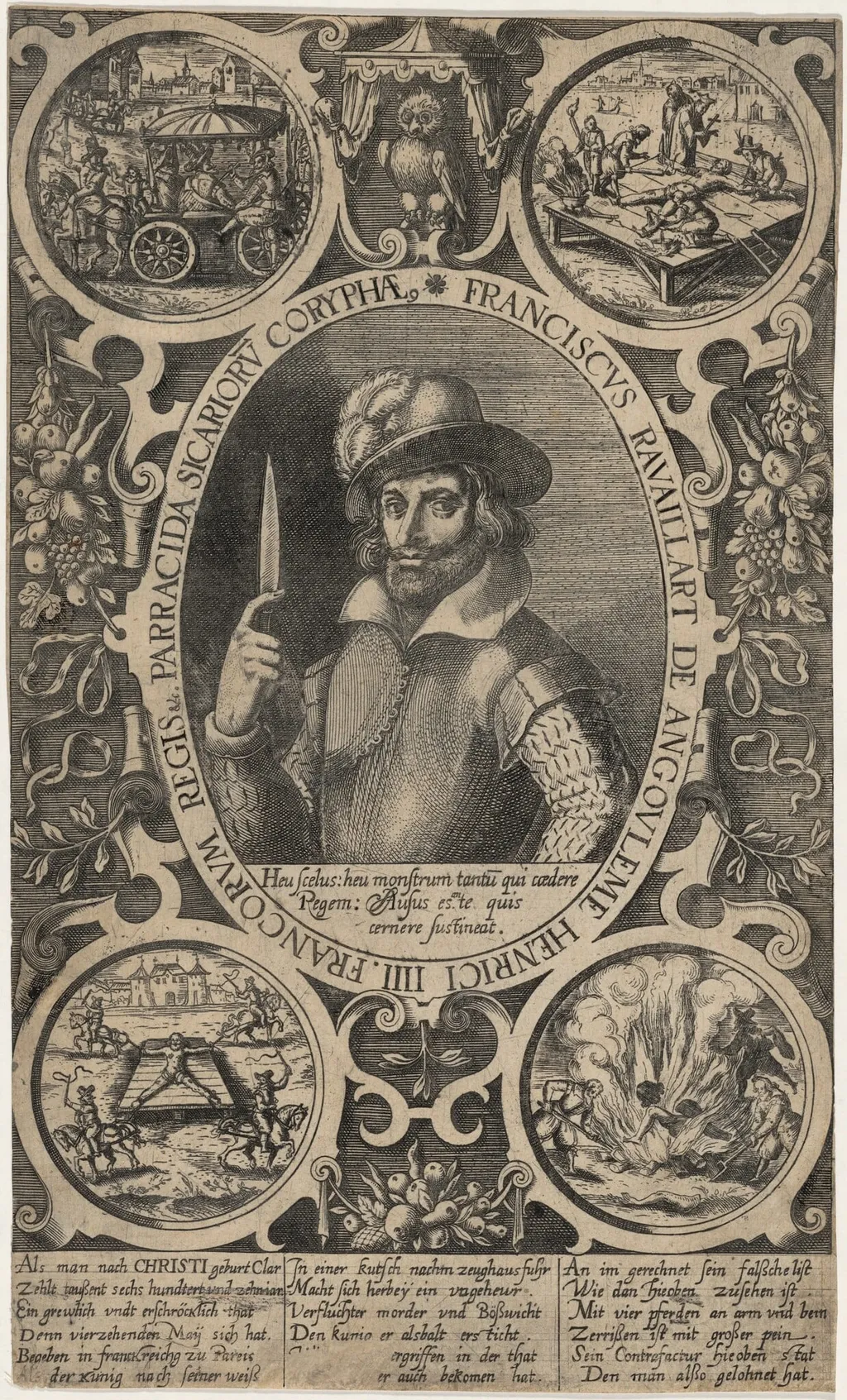 Francois Ravaillac, by Unknown 19th Century, ink, 1850