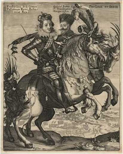 Frederick V, King of Bohemia and Gabriel II, Prince of Transylvania, by Unknown 19th Century
