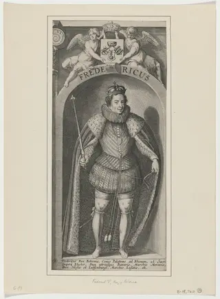 Frederick V, King of Bohemia, Standing in a Niche, by Unknown 19th Century, 1850