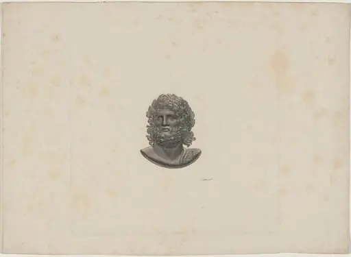 Head of a Man Crowned with Laurel: Homer, by Unknown 19th Century
