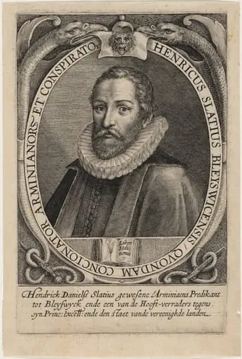 Henrich Daniel Slatius, Arminian Preacher, by Unknown 19th Century