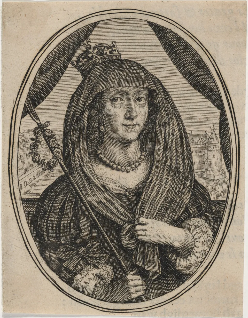 Henrietta Maria, by Unknown 19th Century, ink, 1850