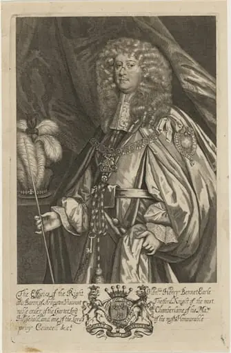 Henry Bennett, Earl of Arlington, by Unknown 19th Century