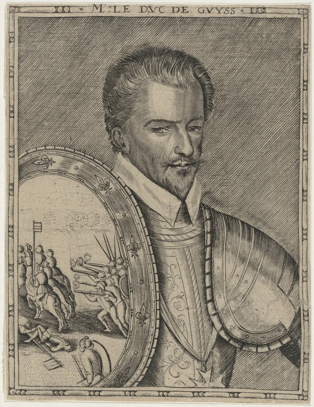 Henry de Lorraine, Third Duc de Guise, by Unknown 19th Century, ink, 1850