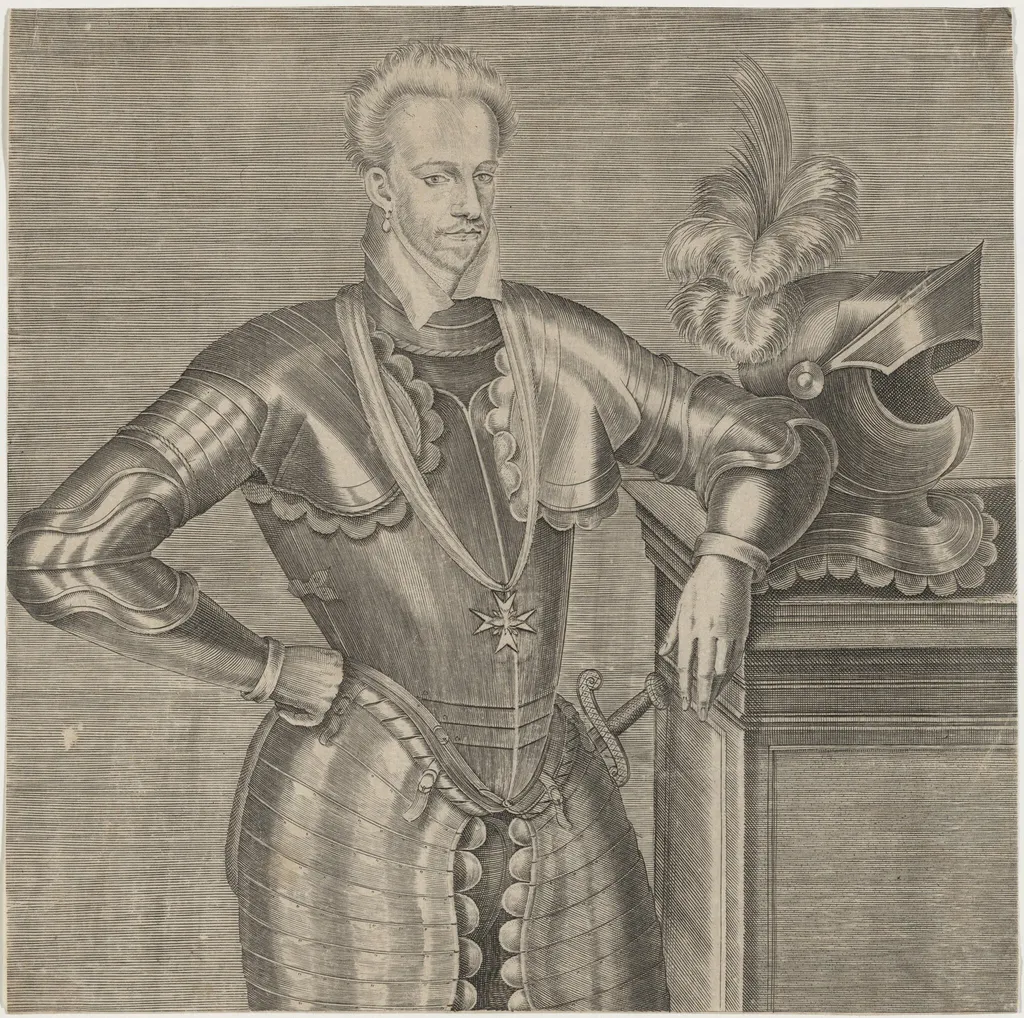 Henry III, King of France, by Unknown 19th Century, ink, 1850