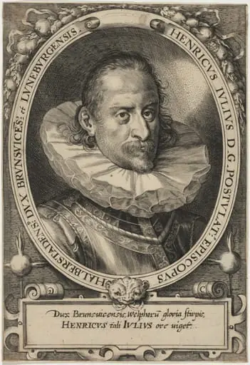 Henry Julius, Duke of Brunswick, Bishop of Halberstadt, by Unknown 19th Century