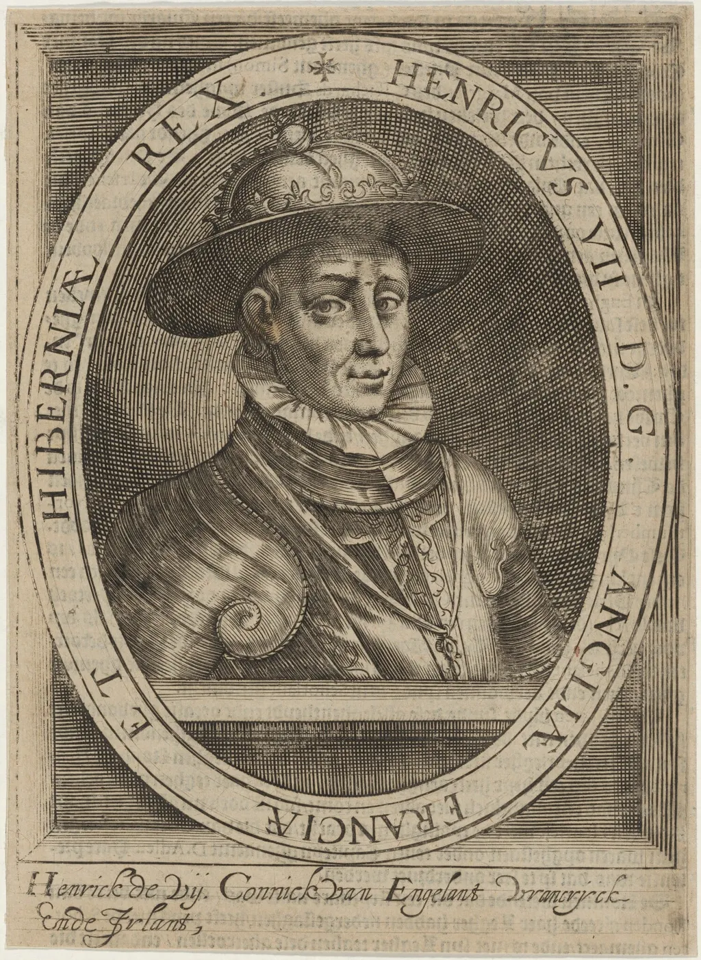 Henry VII, by Unknown 19th Century, ink, 1618