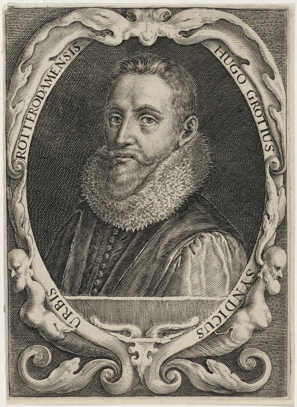 Hugo Grotius, by Unknown 19th Century, ink, 1850