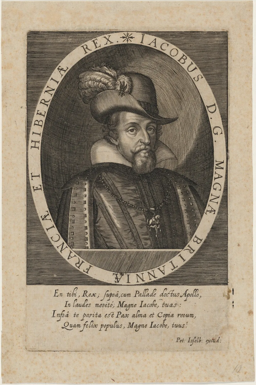 James I, by Unknown 19th Century, ink, 1850