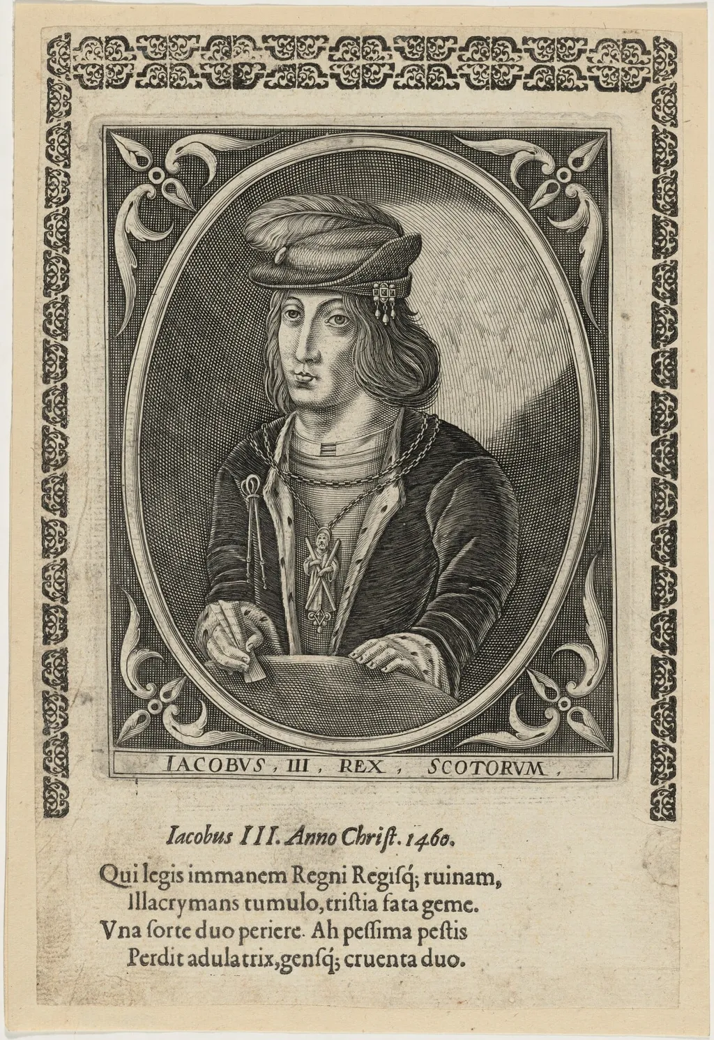 James III, King of Scotland, by Unknown 19th Century, ink, 1603