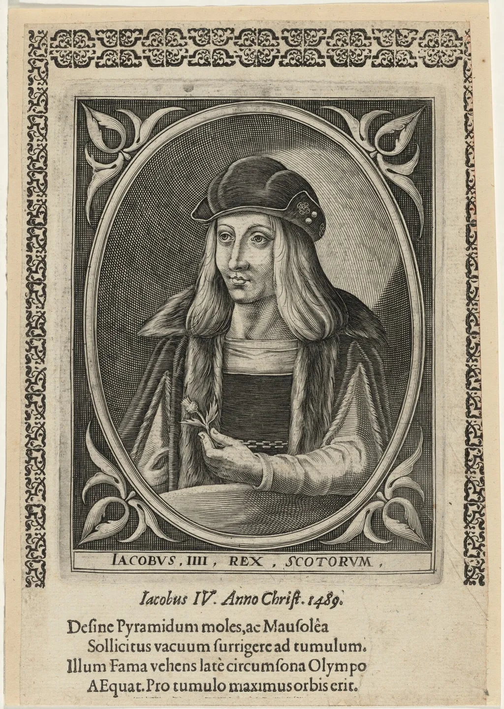 James IV, King of Scotland, by Unknown 19th Century, ink, 1603
