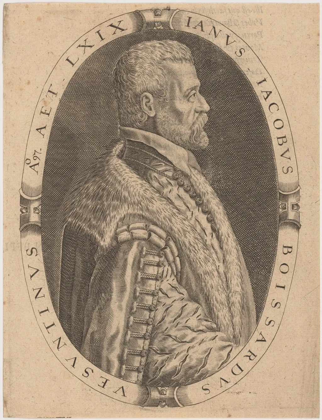 Jean Jacques Boissard, by Unknown 19th Century, ink, 1850