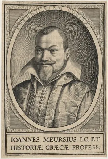 Joannes van Meurs, Dutch Classical Scholar, by Unknown 19th Century