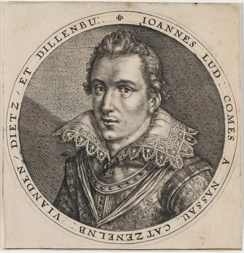 Johan Louis of Nassau, by Unknown 19th Century