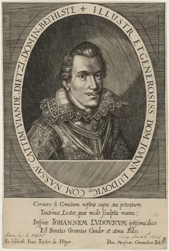 Johan Louis of Nassau, by Unknown 19th Century