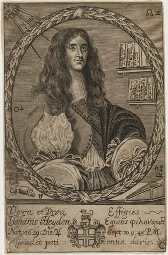John Heydon, by Unknown 19th Century