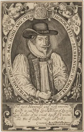 John Williams, Archbishop of York, Lord Keeper, by Unknown 19th Century