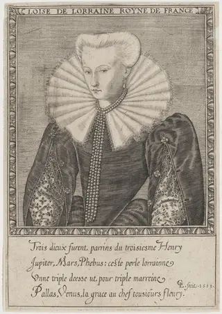 Louise de Lorraine, Queen of France, by Unknown 19th Century, 1588