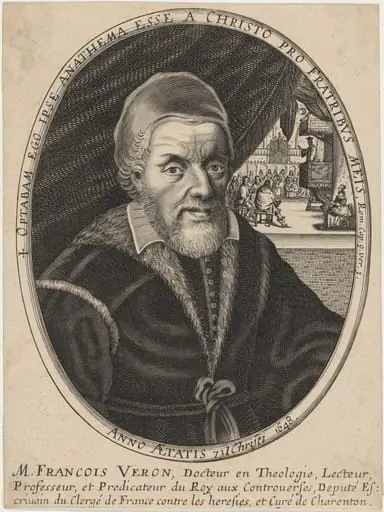 M. Francois Veron, Doctor of Theology, Lecturer, Professor, under Louis XIV, by Unknown 19th Century