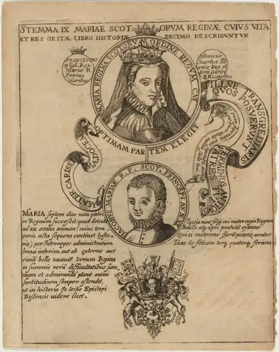 Mary Queen of Scots with James VI of Scotlandand I of England, by Unknown 19th Century