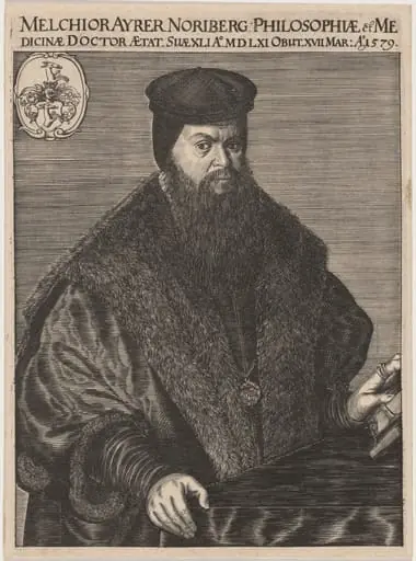 Melchior Ayrer, Philosopher and Doctor, by Unknown 19th Century