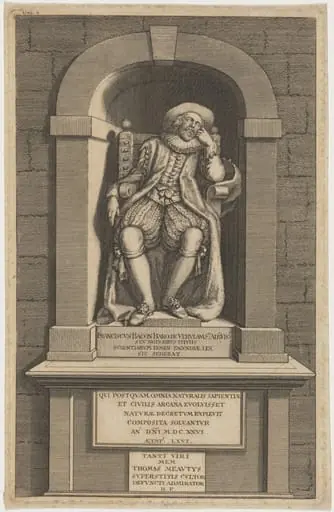 Monument of Bacon in Saint Michael's Church, Saint Albans, by Unknown 19th Century