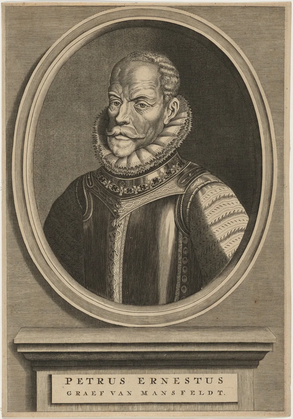 Peter Ernst, Furst von Mansfeld, by Unknown 19th Century, ink, 1850