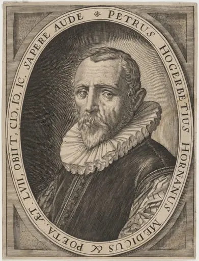 Petrus Hogerbeets Hornanus, by Unknown 19th Century